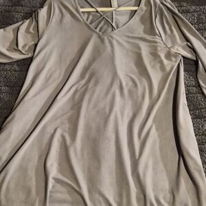 Heath Ceramics Stone Gray Midi Dress